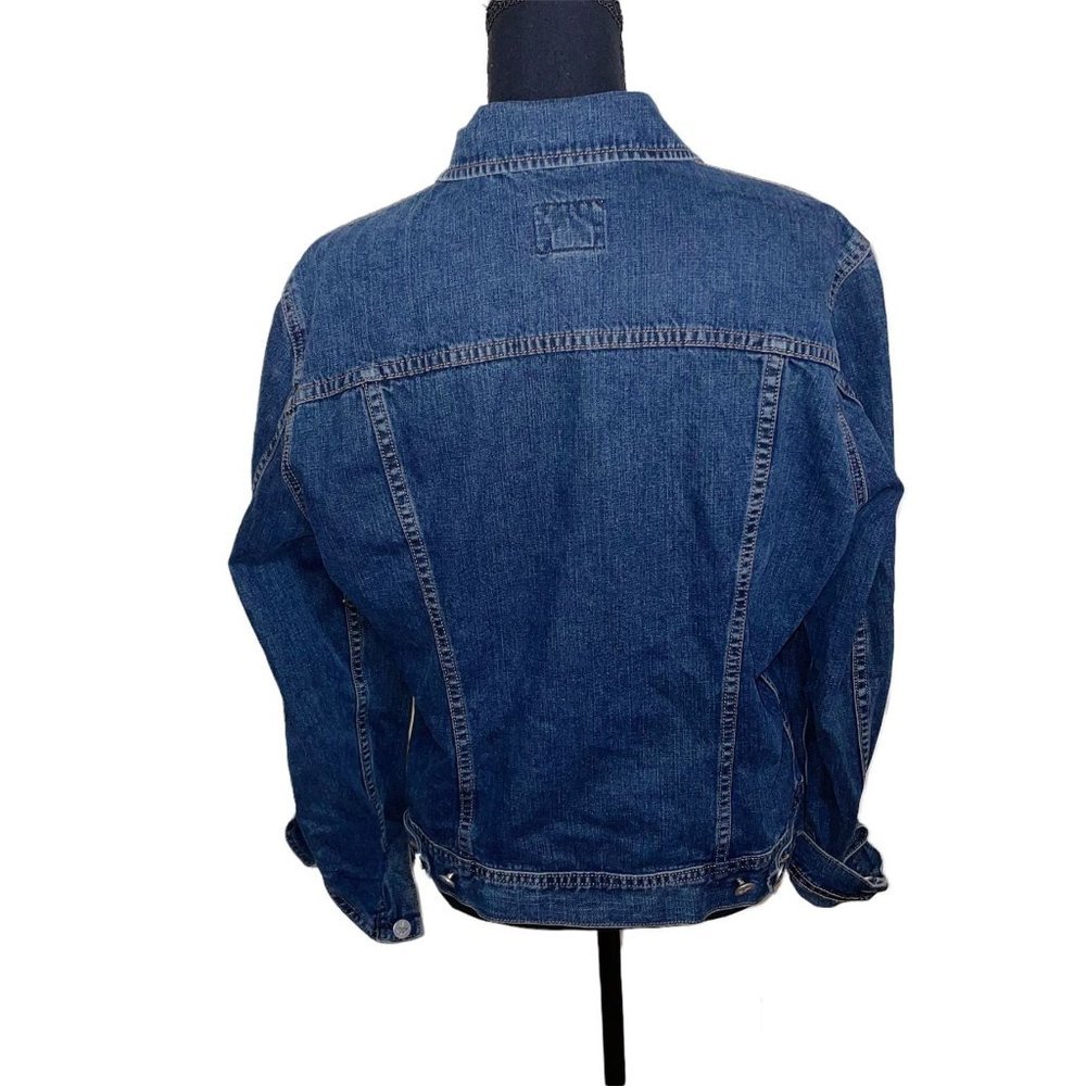 calvin klein dark blue denim jacket - Picture 8 of 8